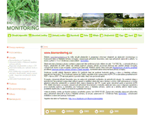 Tablet Screenshot of biomonitoring.cz
